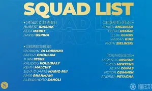 加时末段那不勒斯调整名单以备亚冠，手感冰凉环节打磨，信心回归，数据趋势出现新变化的简单介绍